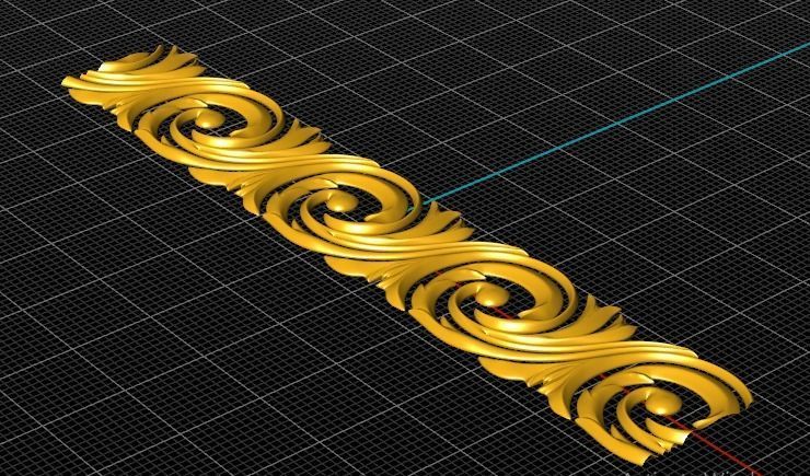 flower pattern  3D print model_14