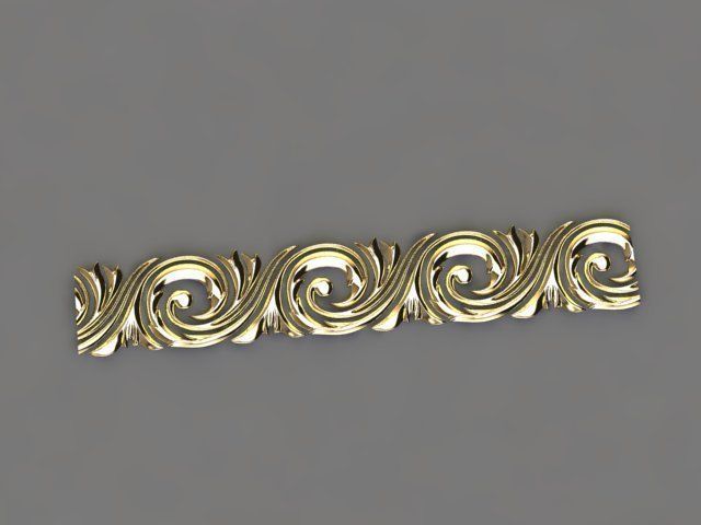 flower pattern  3D print model_4