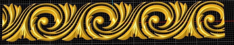 flower pattern  3D print model_2