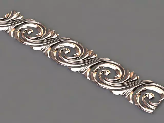 flower pattern  3D print model_0