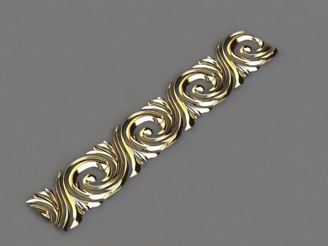 flower pattern  3D print model_9