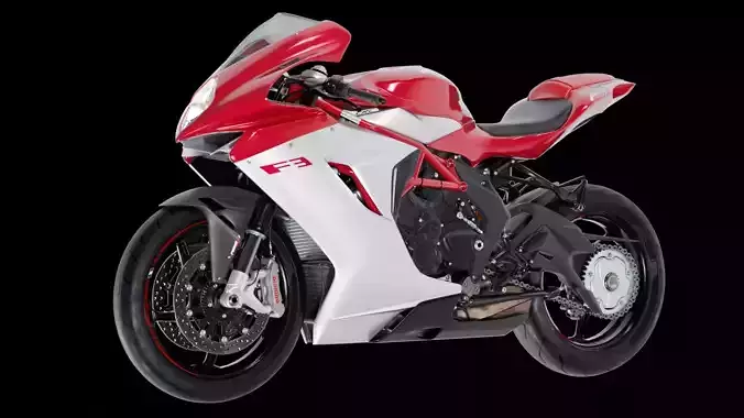 MV Agusta F3 800 Sport Motorcycle 3D model
