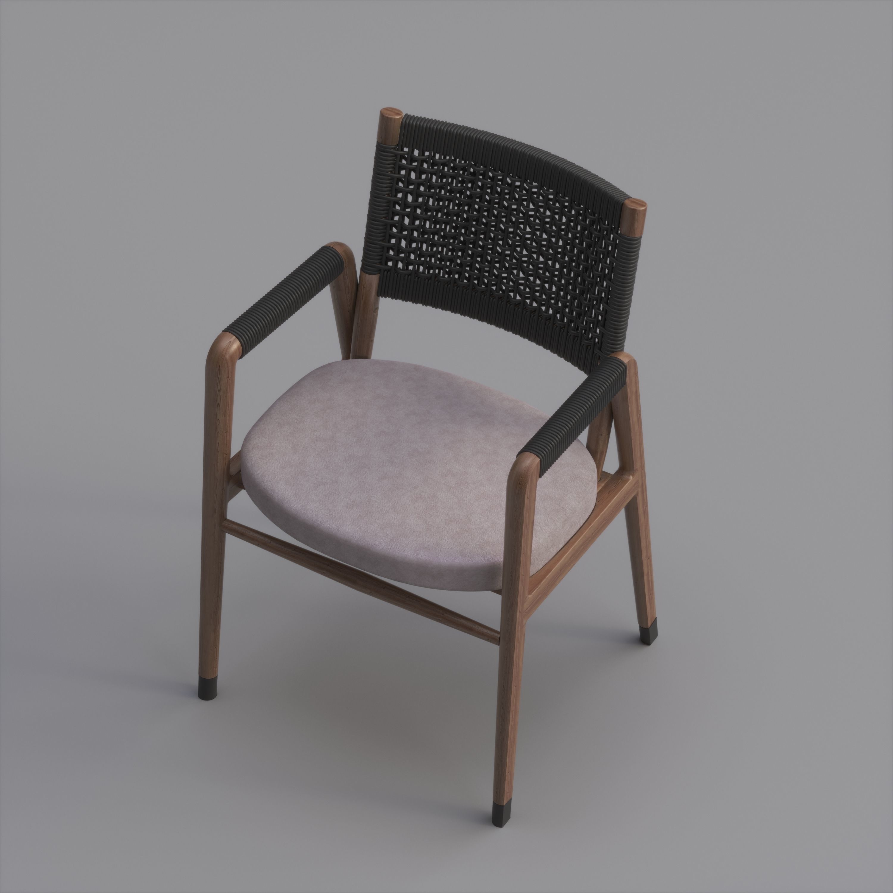 Flexform Ortigia Chair 3D model_2