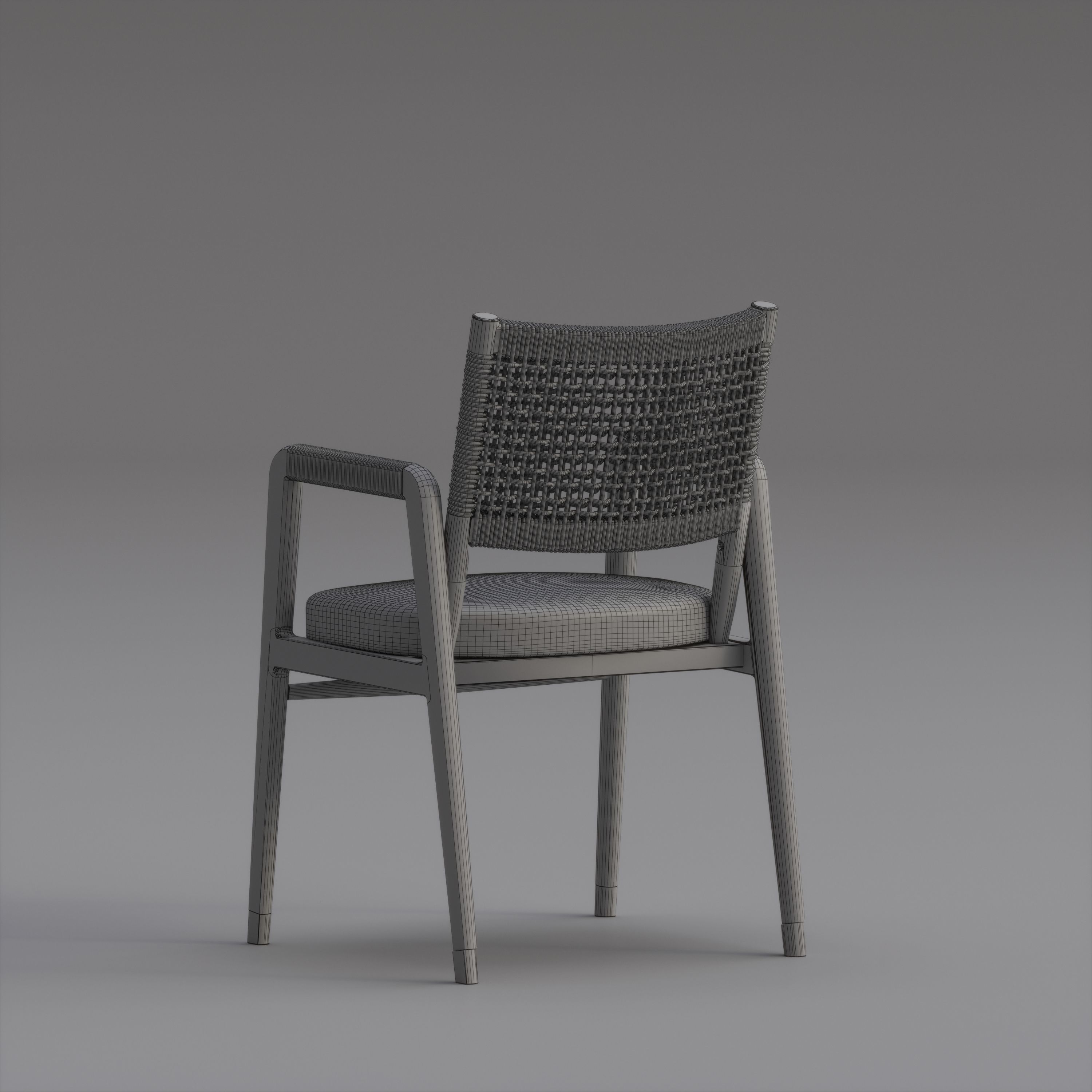 Flexform Ortigia Chair 3D model_5