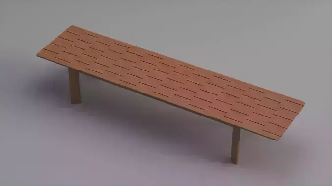 Roda Brick Table by Gordon Guillaumier 3D model