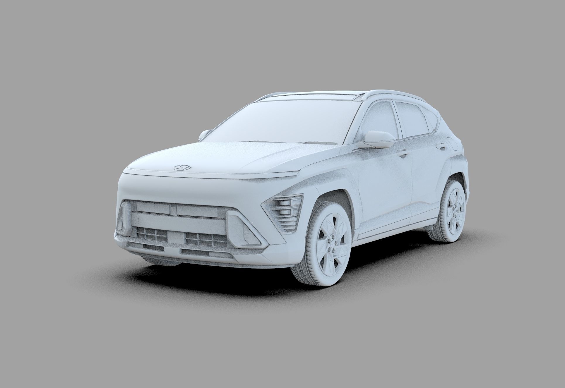 Hyundai Kona 2024 HQ interior 3D model_26