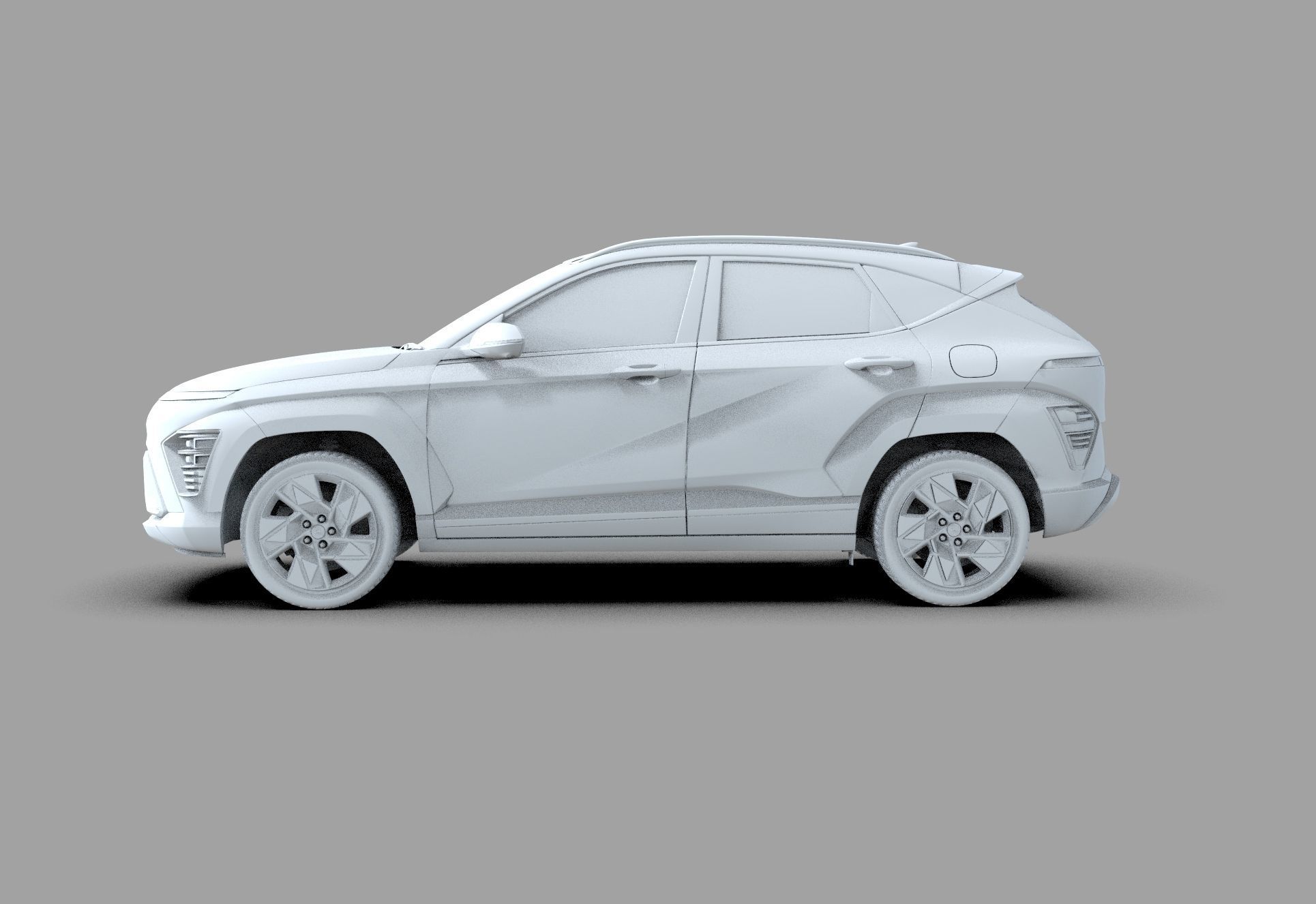 Hyundai Kona 2024 HQ interior 3D model_27