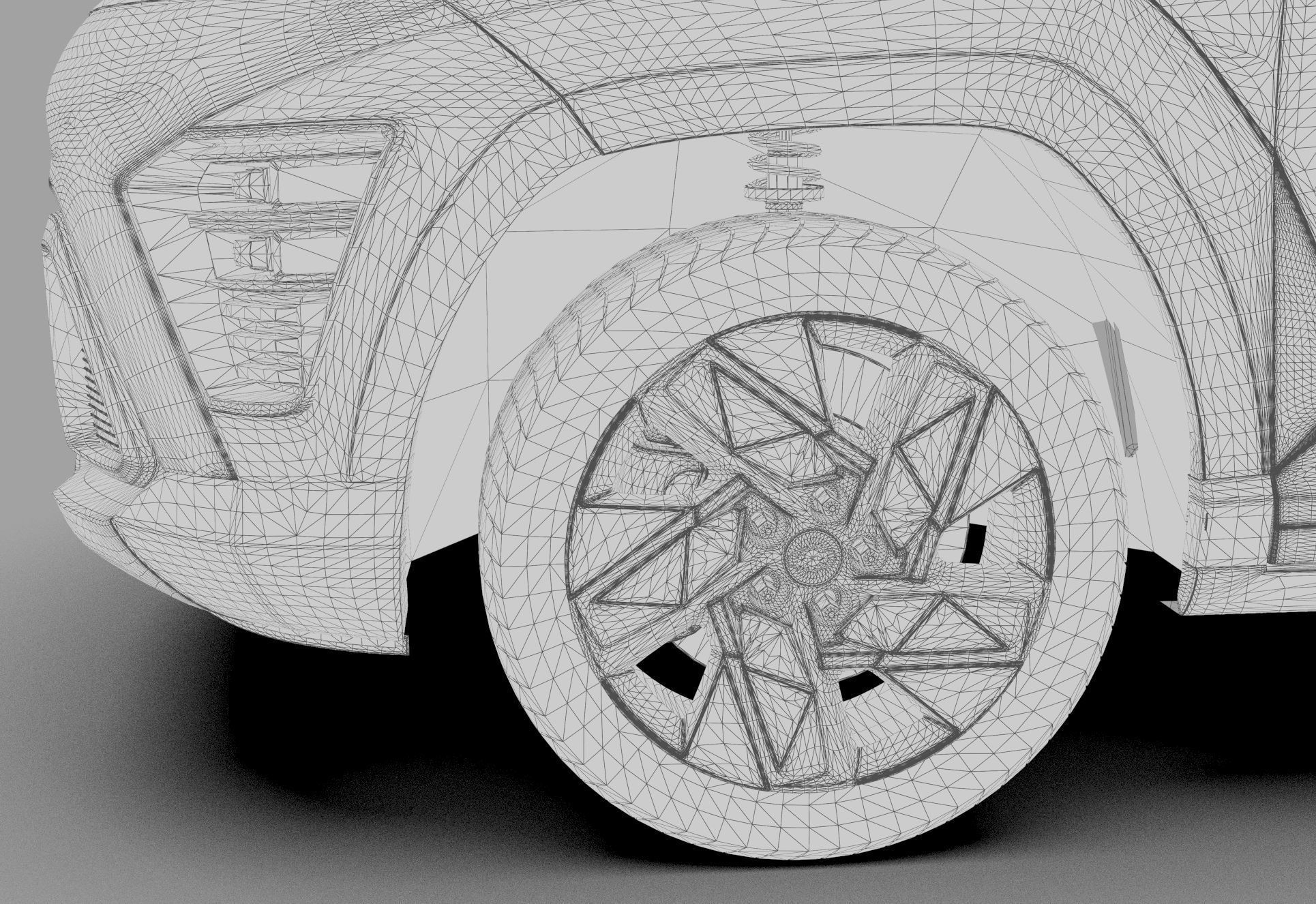 Hyundai Kona 2024 HQ interior 3D model_45