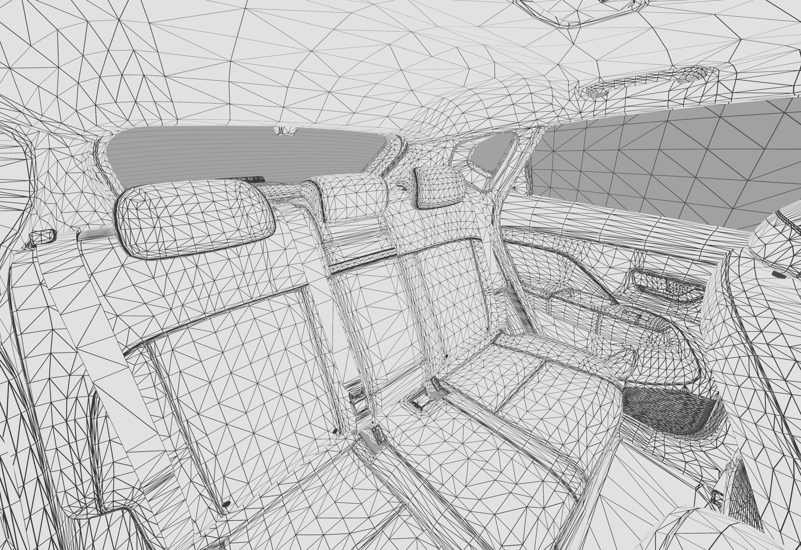 Hyundai Kona 2024 HQ interior 3D model_53