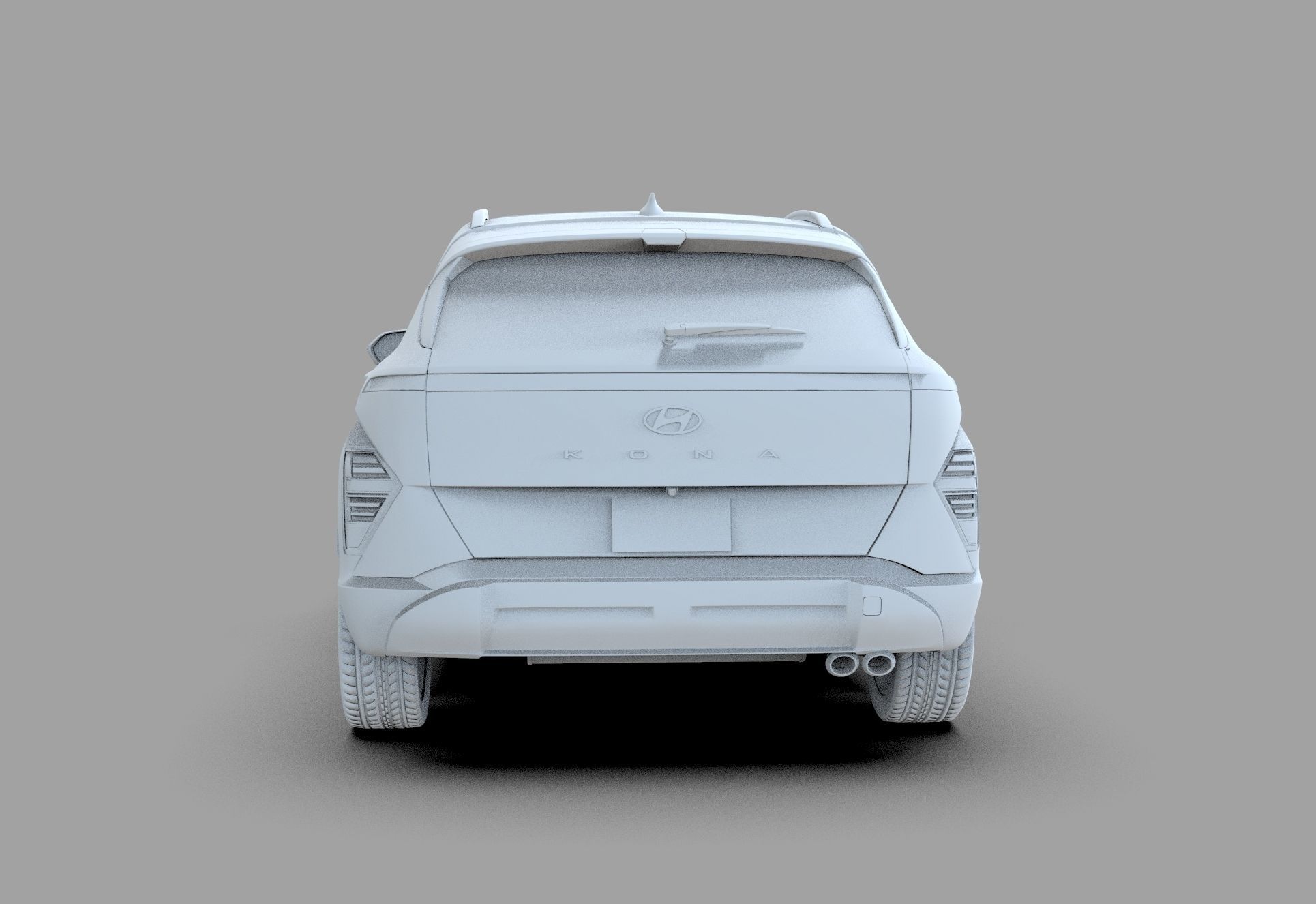 Hyundai Kona 2024 HQ interior 3D model_30