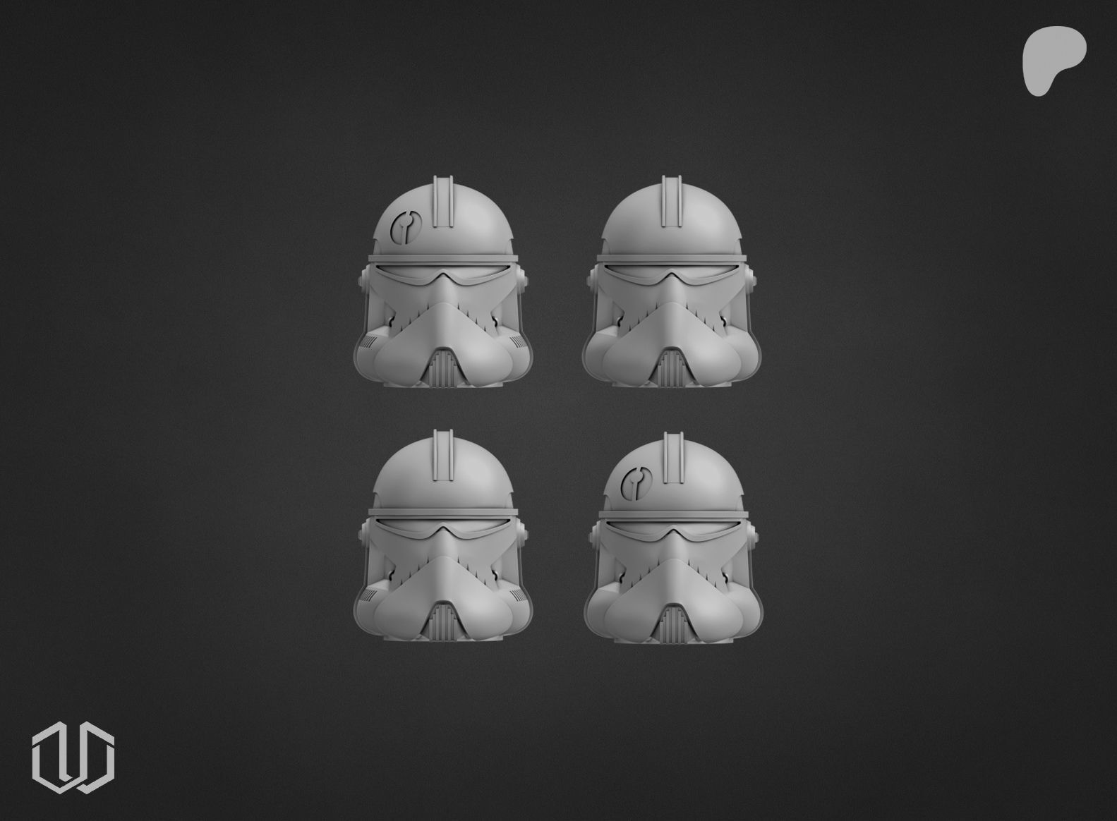 Commander Neyo Black Series Kit 3D print model_1