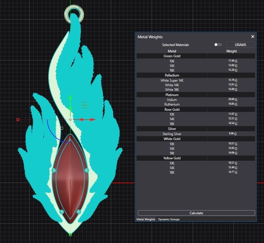 Carrera y Carrera - Pendant Armonia  3D print model_6