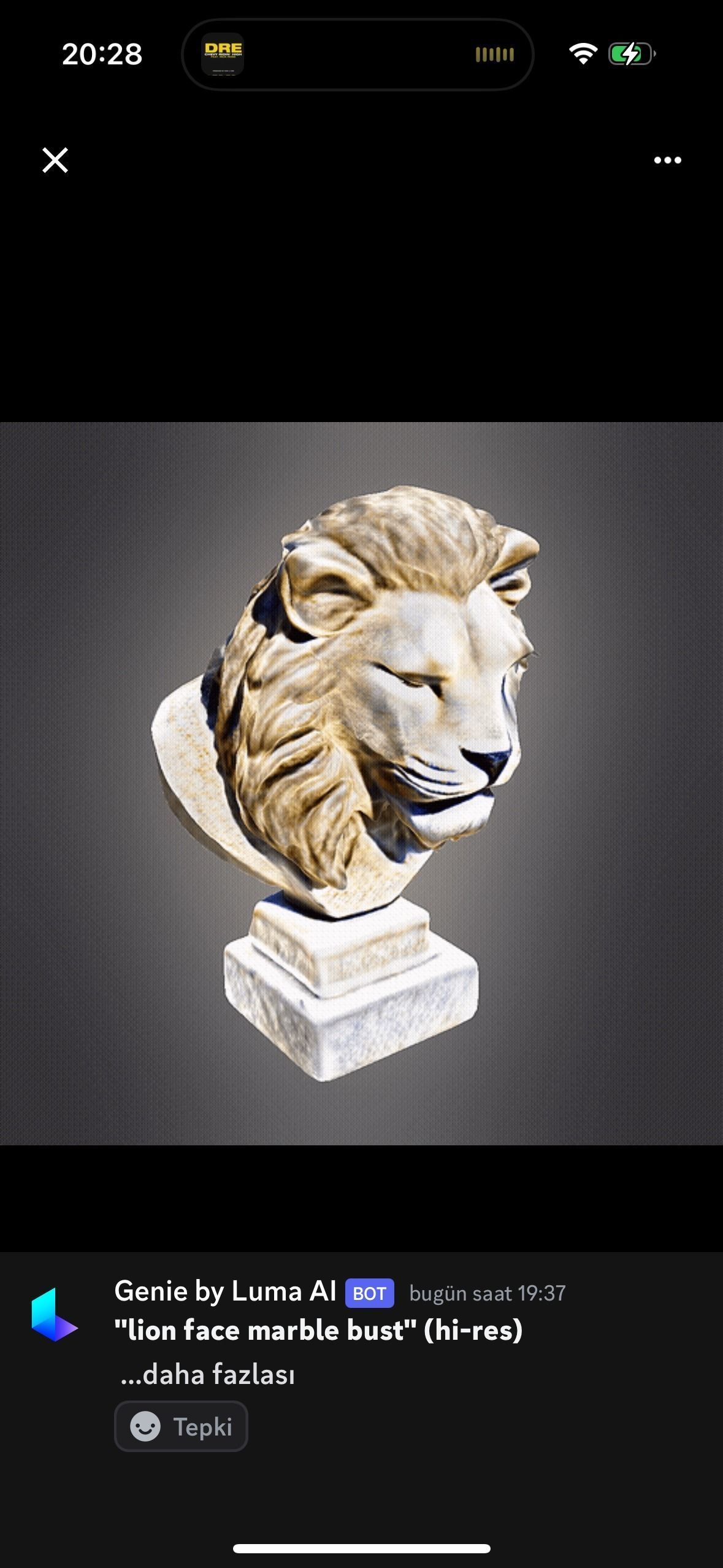 Lion Head Bust 3D print model_5