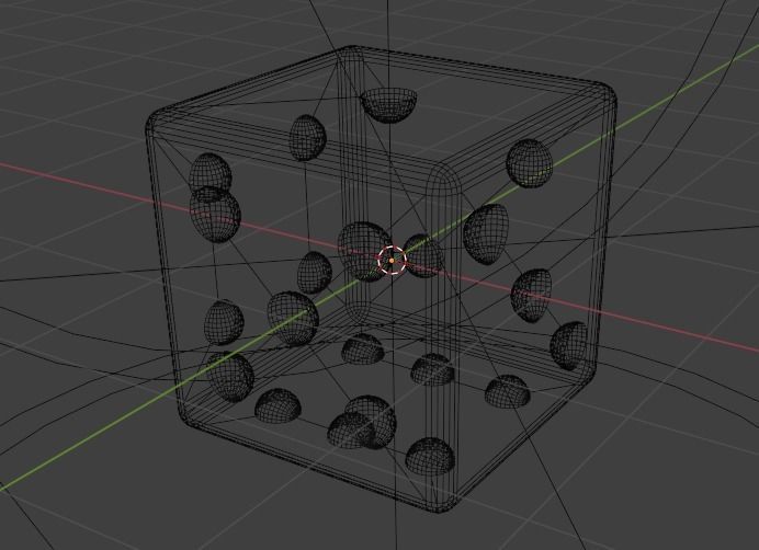 Model Of a Dice 3D model_3