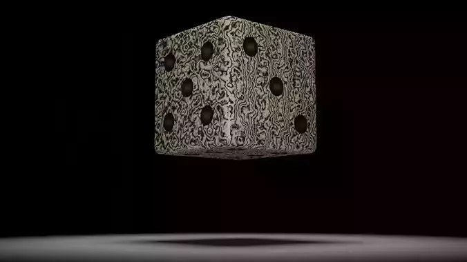 Model Of a Dice 3D model