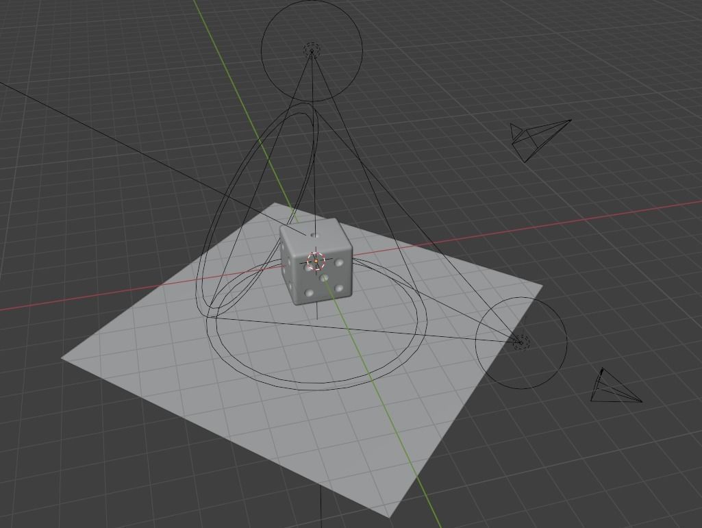 Model Of a Dice 3D model_2