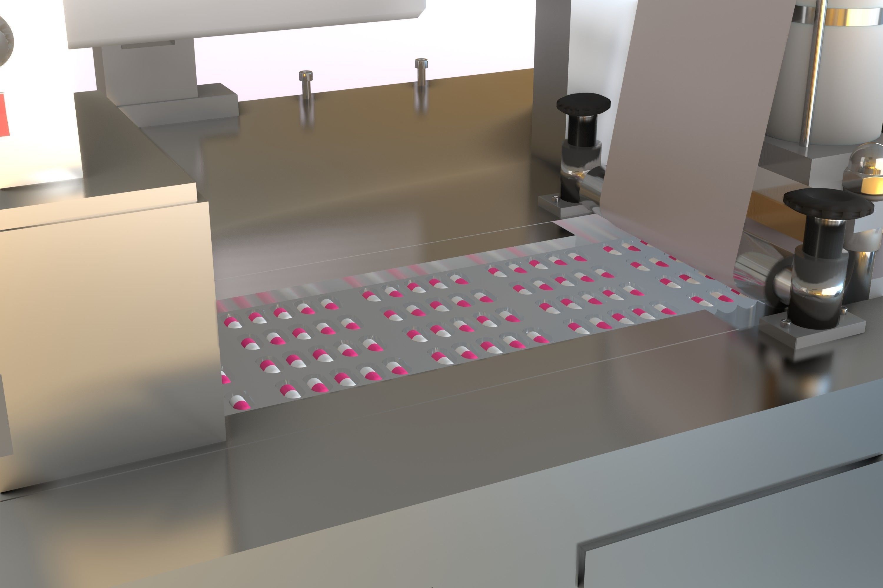 Capsule blister packing machine 3D model_3