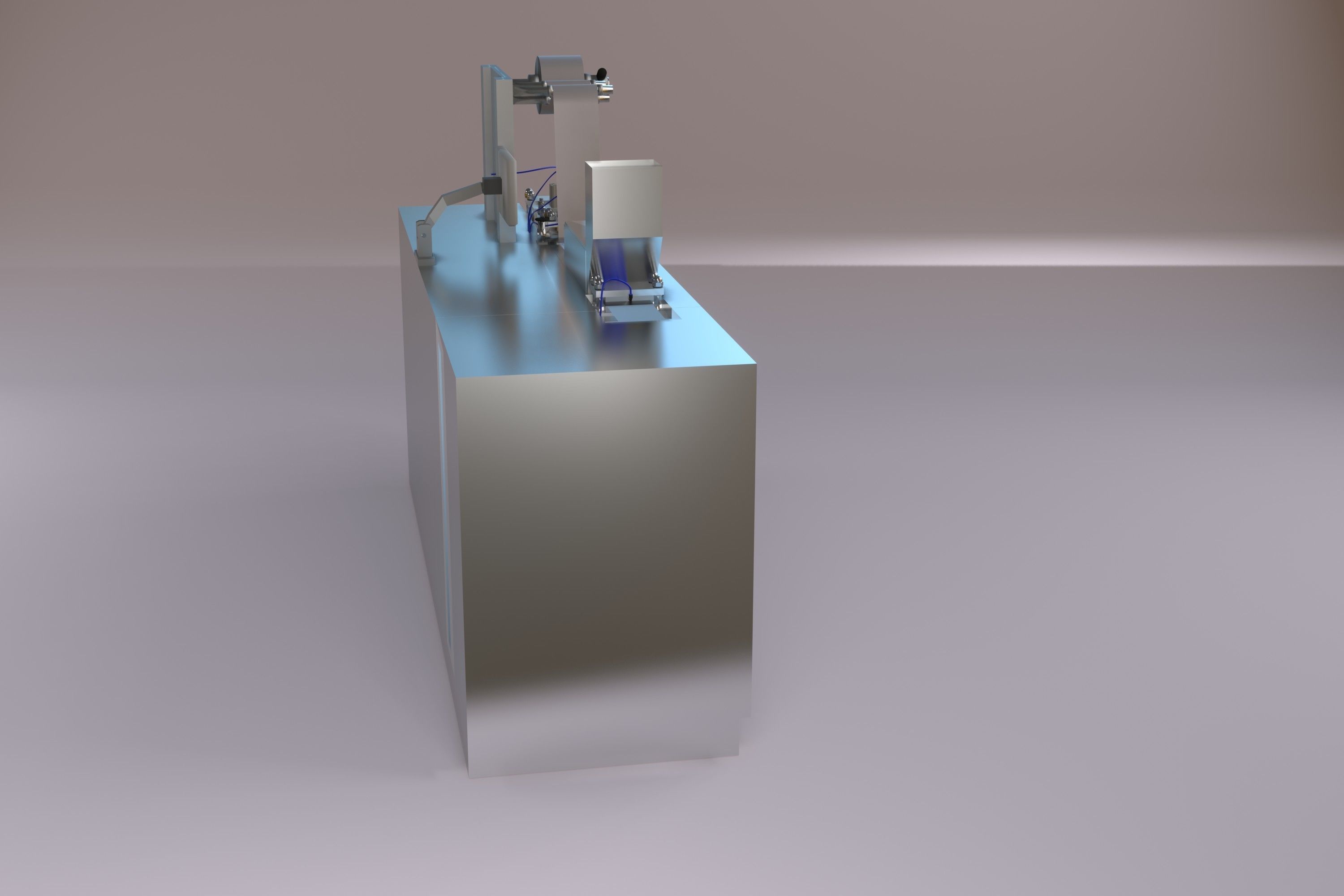 Capsule blister packing machine 3D model_1