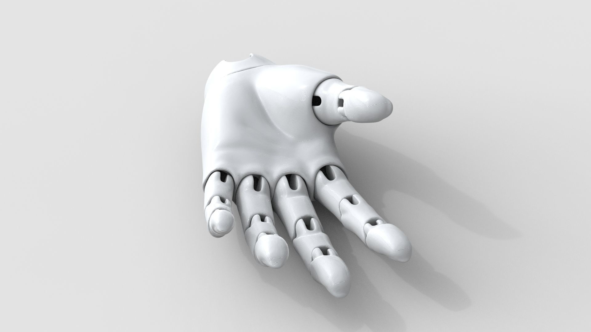 BJD doll ball joint doll men hand 3D print model_6