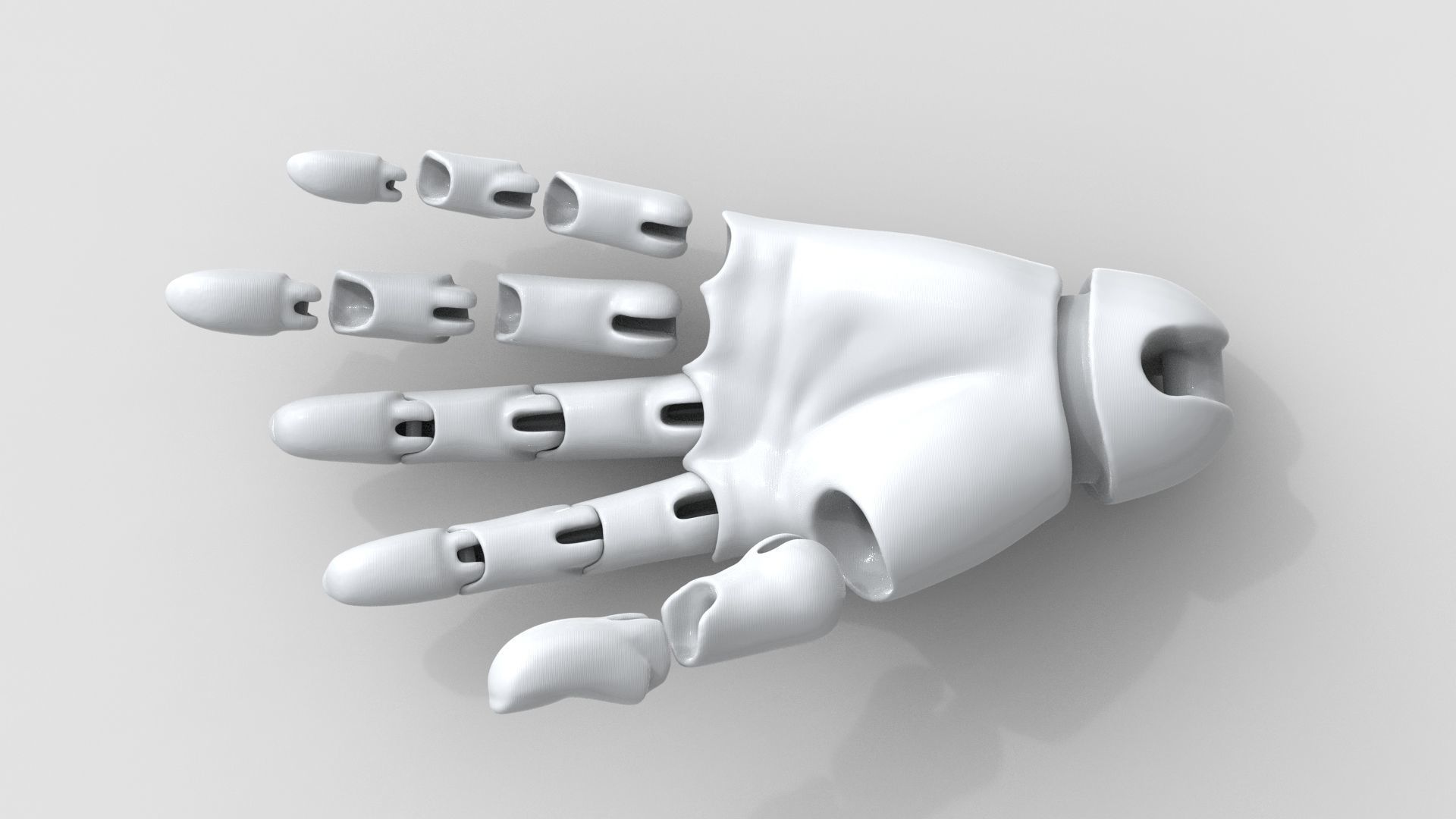 BJD doll ball joint doll men hand 3D print model_10