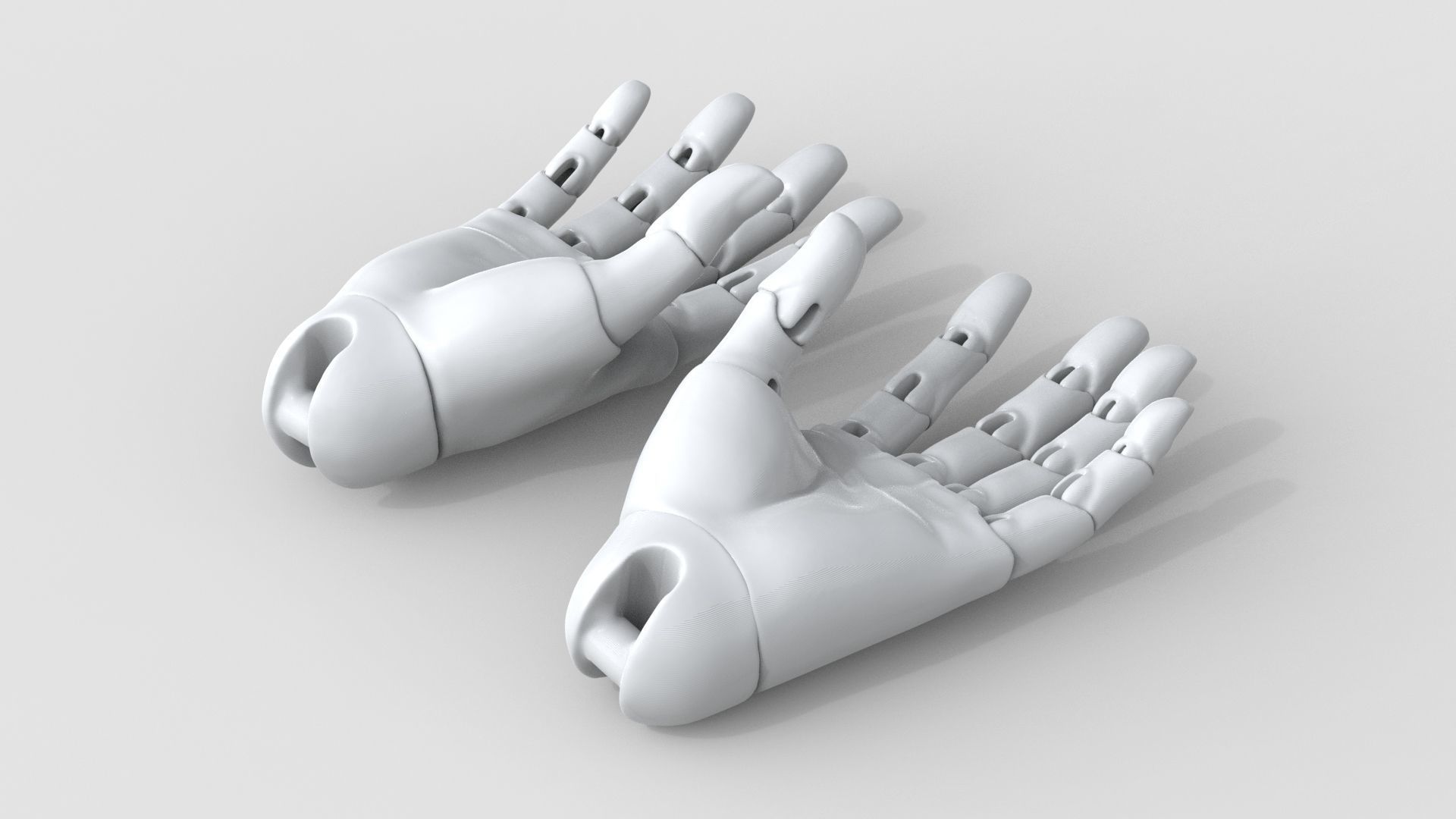 BJD doll ball joint doll men hand 3D print model_2