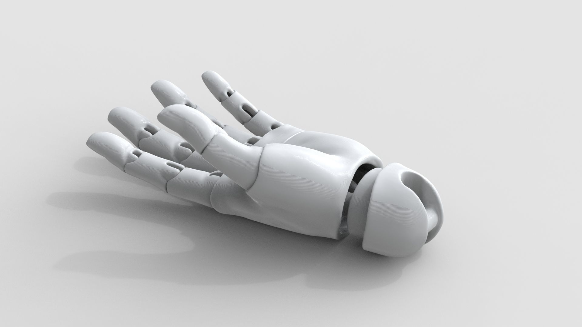 BJD doll ball joint doll men hand 3D print model_8