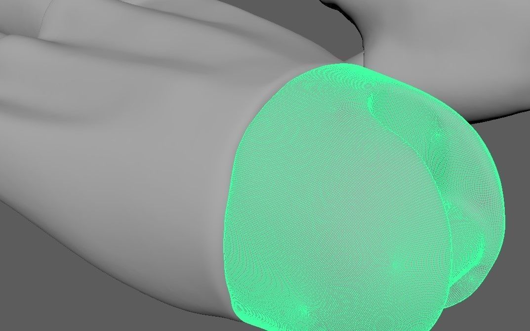 BJD doll ball joint doll men hand 3D print model_15