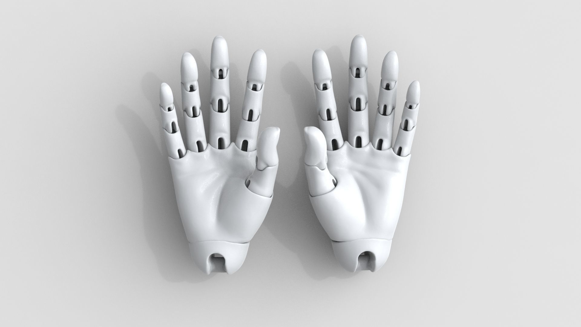 BJD doll ball joint doll men hand 3D print model_3