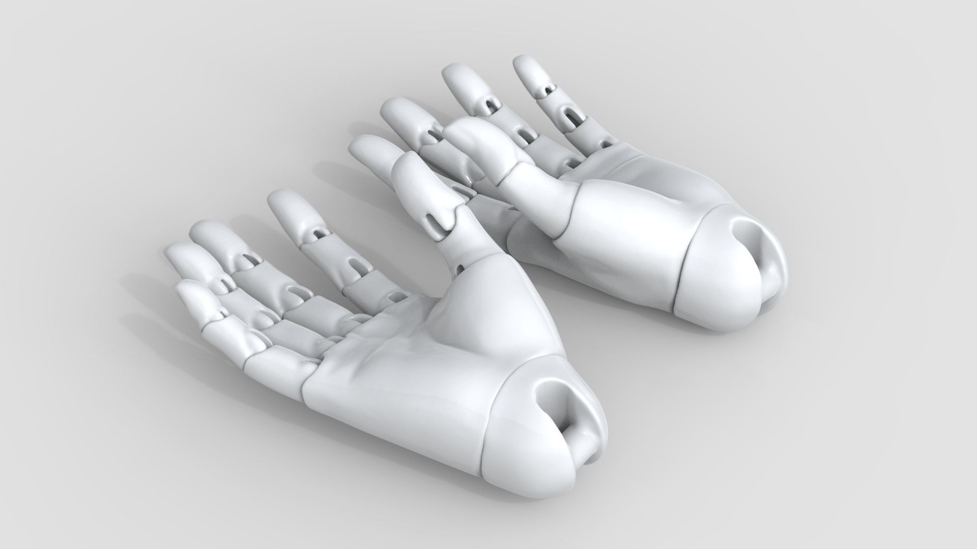 BJD doll ball joint doll men hand 3D print model_1