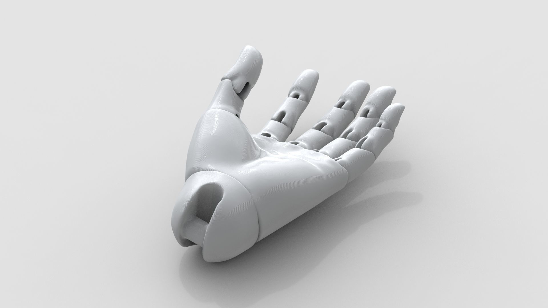 BJD doll ball joint doll men hand 3D print model_5