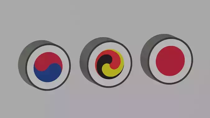 Cartoon Sushi and Gimbap