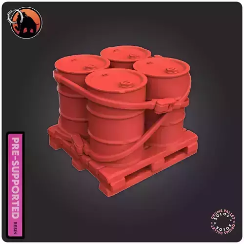 Drums Pallet 3D print model