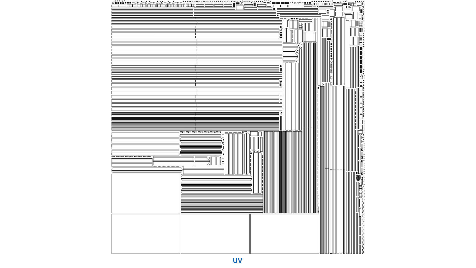 Solar Cell 1A Low-poly 3D model_12