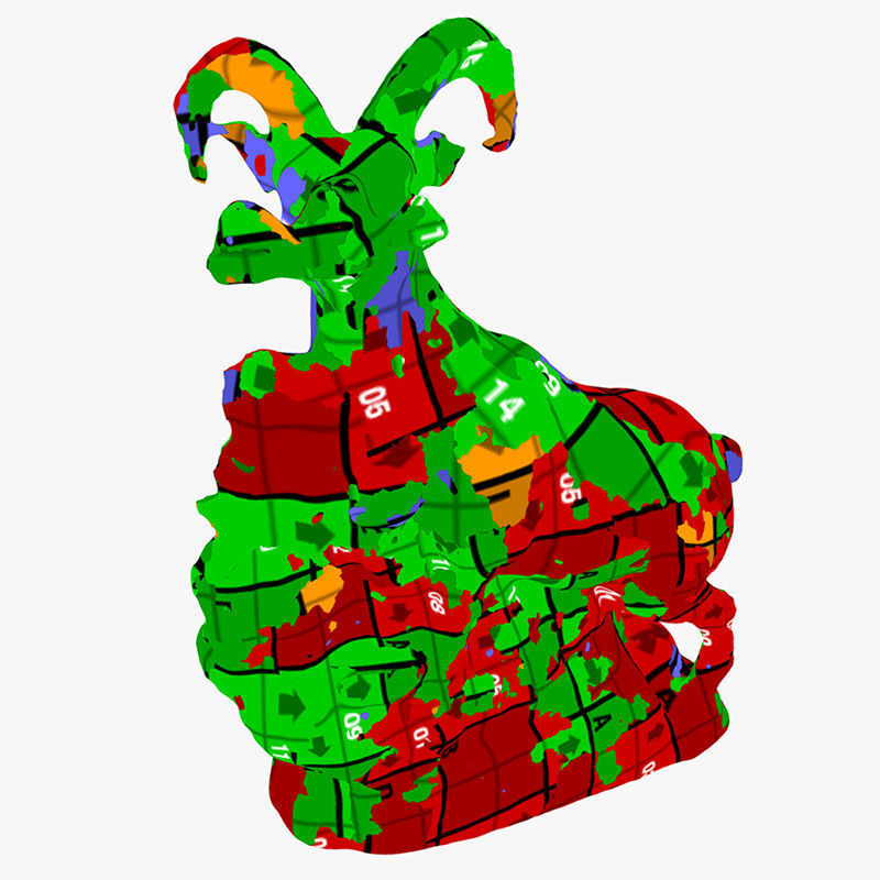 Lucky Goat 3D print model_12