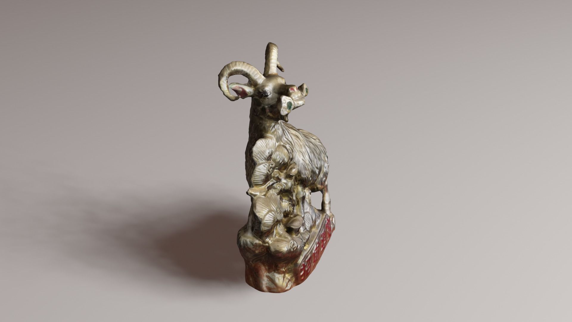 Lucky Goat 3D print model_16