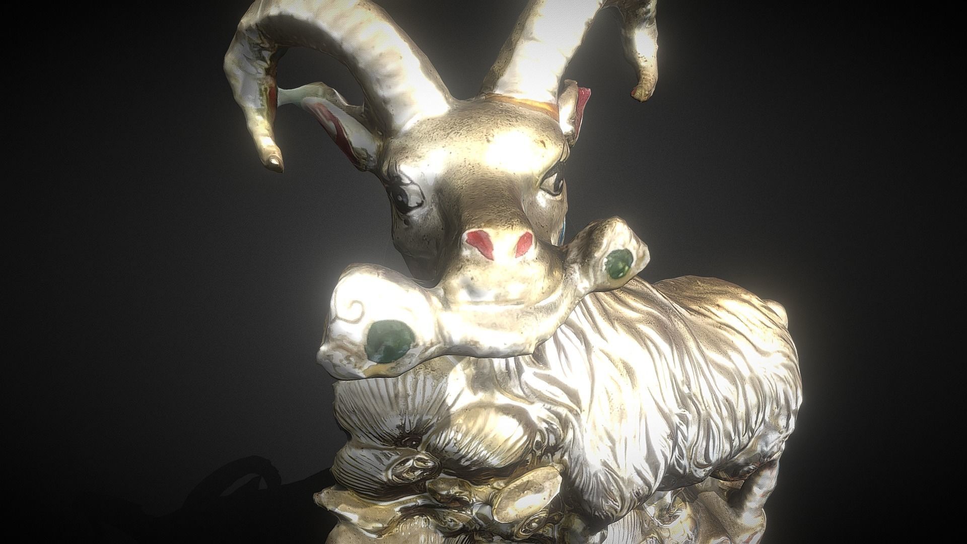 Lucky Goat 3D print model_10