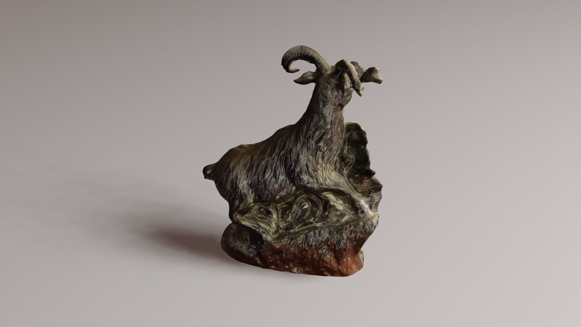 Lucky Goat 3D print model_21