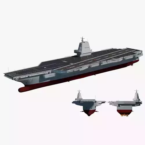 Chinese People Liberation Army Navy Type 003 Aircraft Carrier