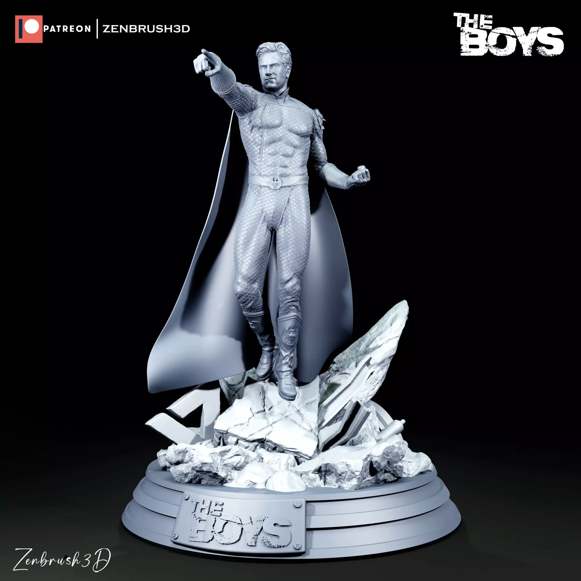 HOMELANDER - THE PATRIOT  - THE BOYS 3D print model_0
