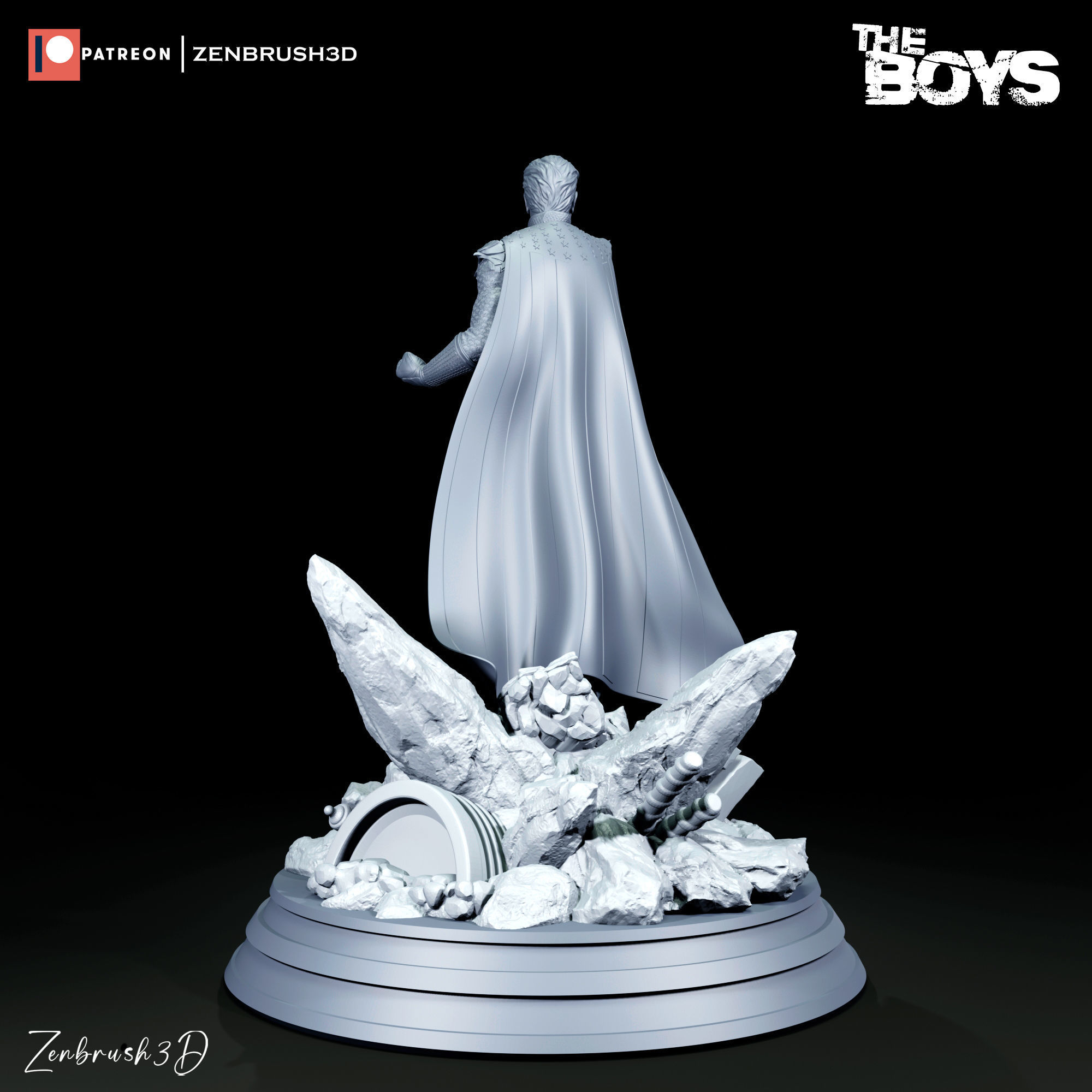 HOMELANDER - THE PATRIOT  - THE BOYS 3D print model_4