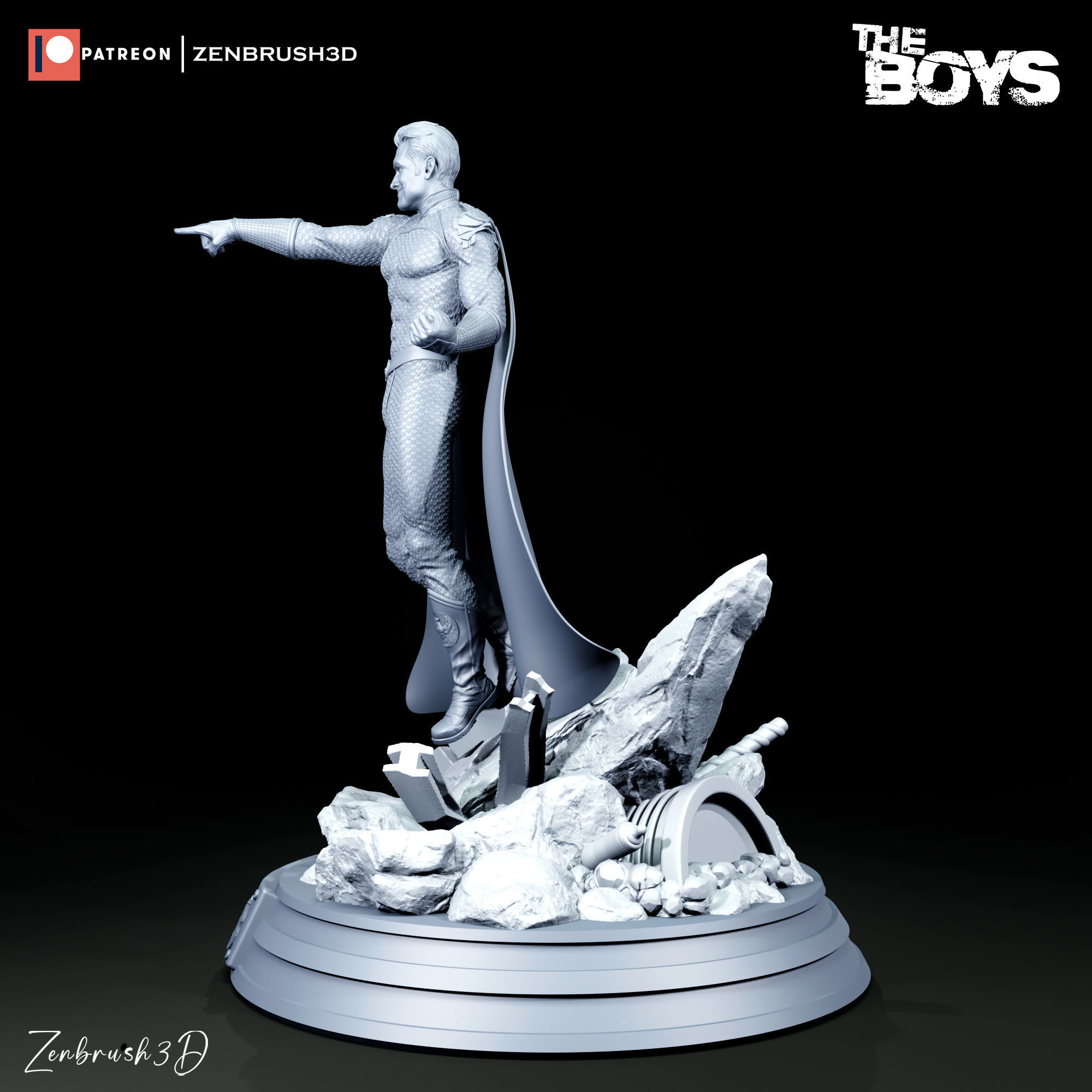HOMELANDER - THE PATRIOT  - THE BOYS 3D print model_3