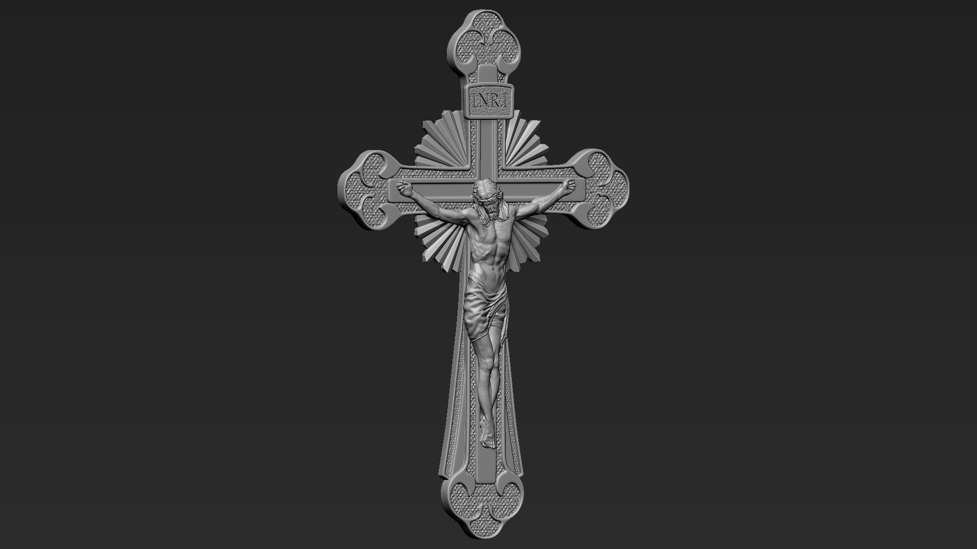 Jesus Cross 10 3D print model_10