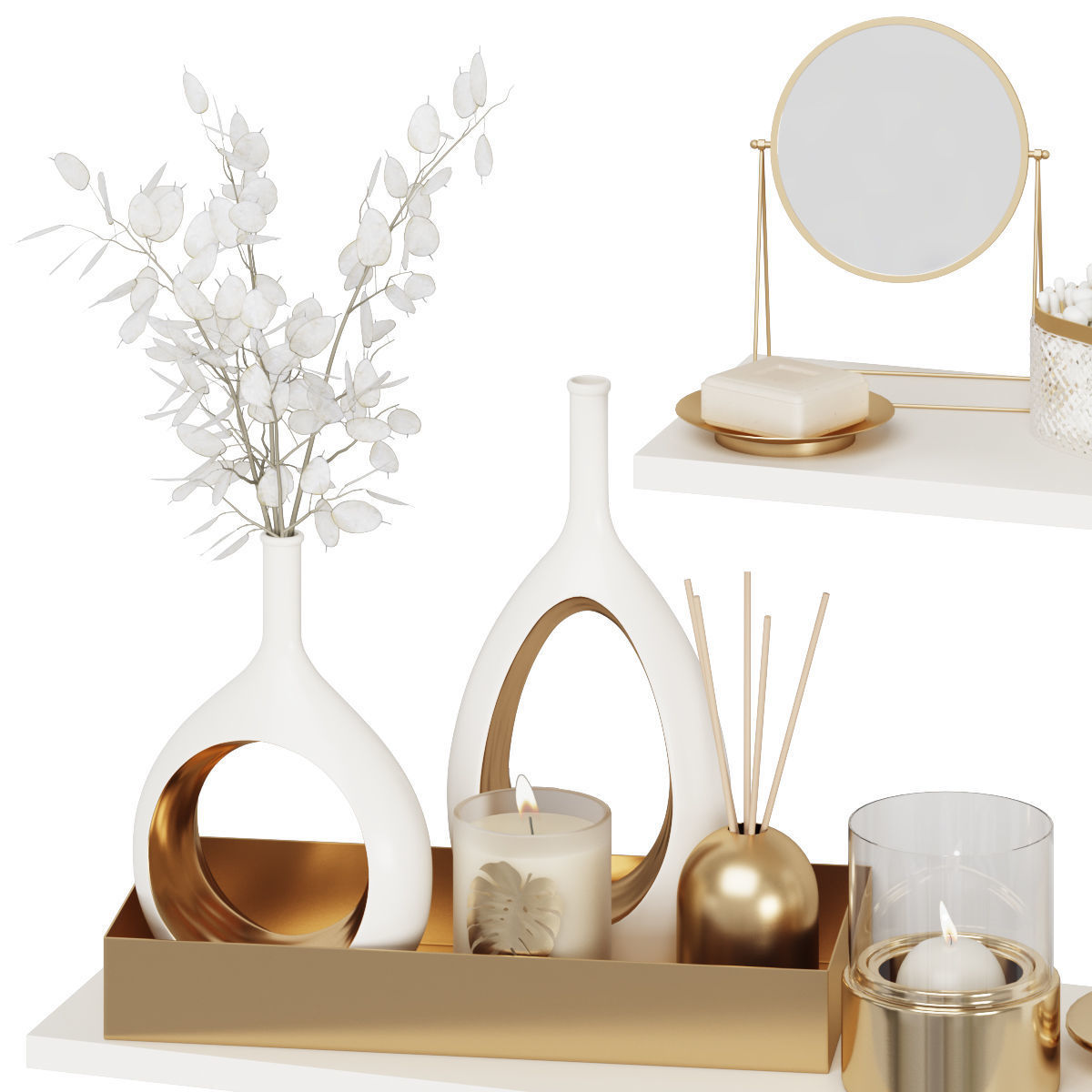 bathroom set 05 3D model_1