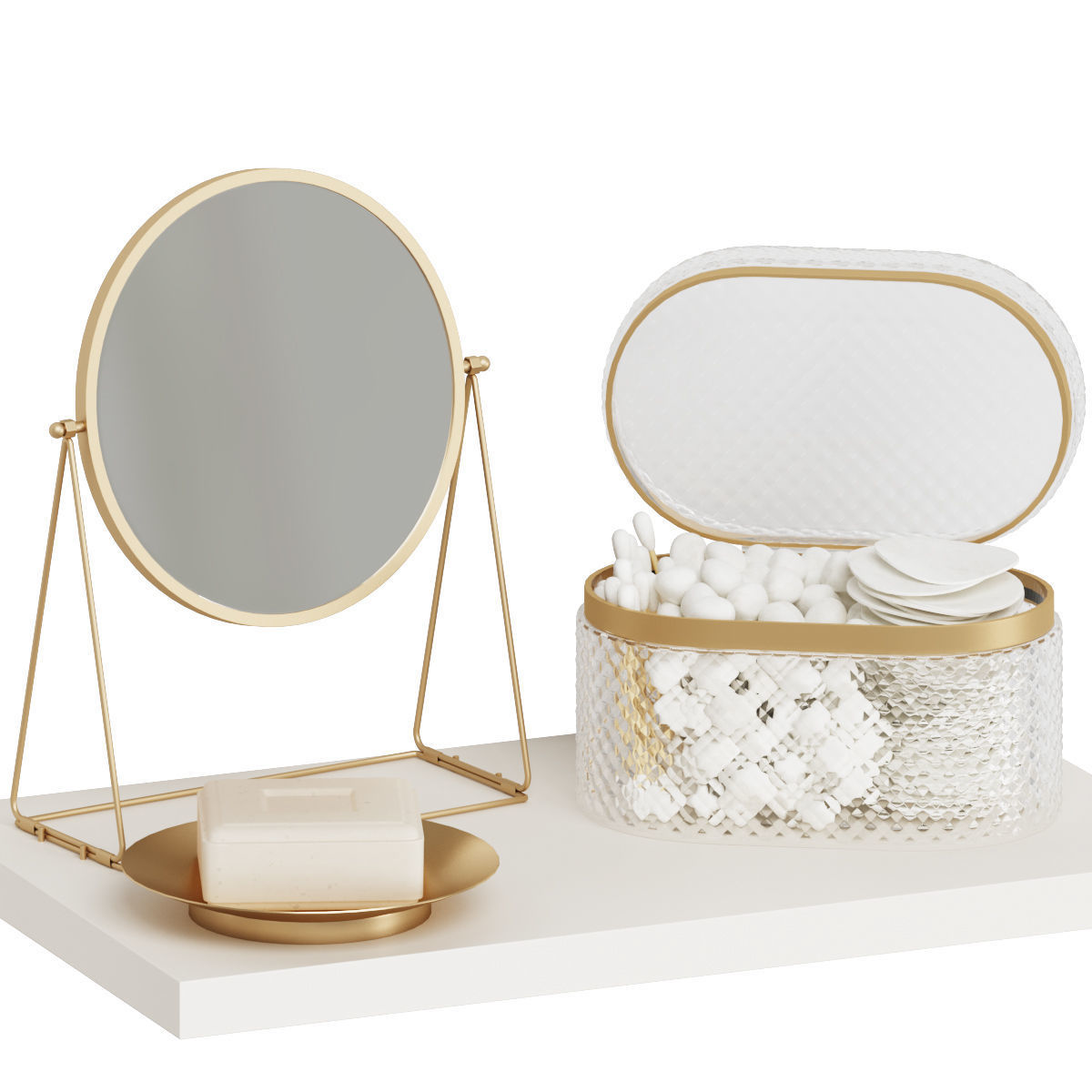 bathroom set 05 3D model_2