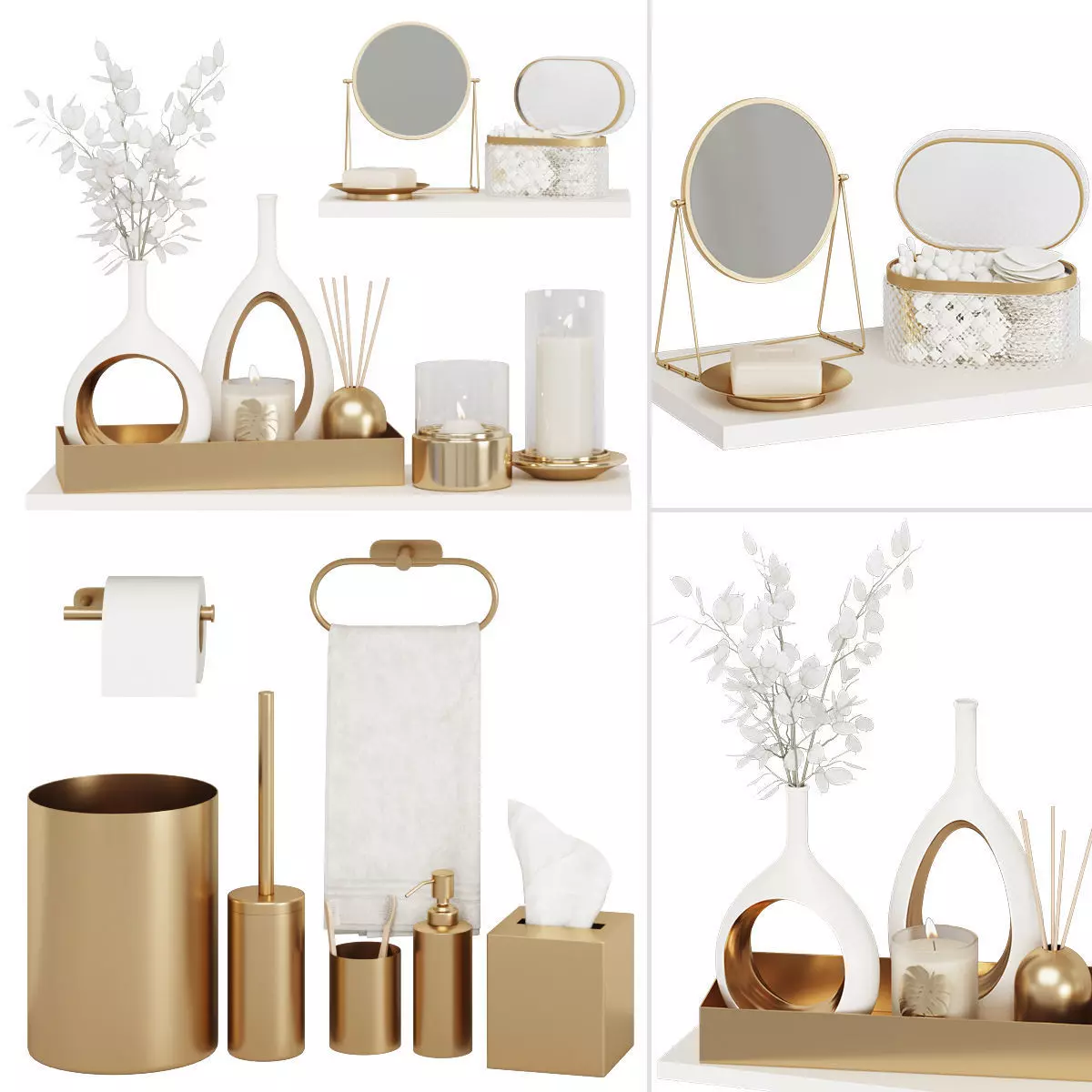 bathroom set 05 3D model_0