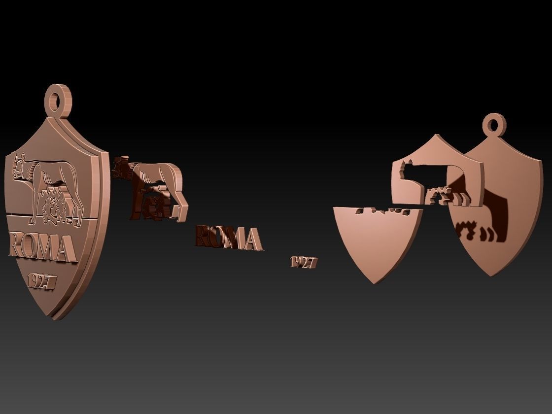 Italy Serie A League all teams printable and renderable 3D print model_32