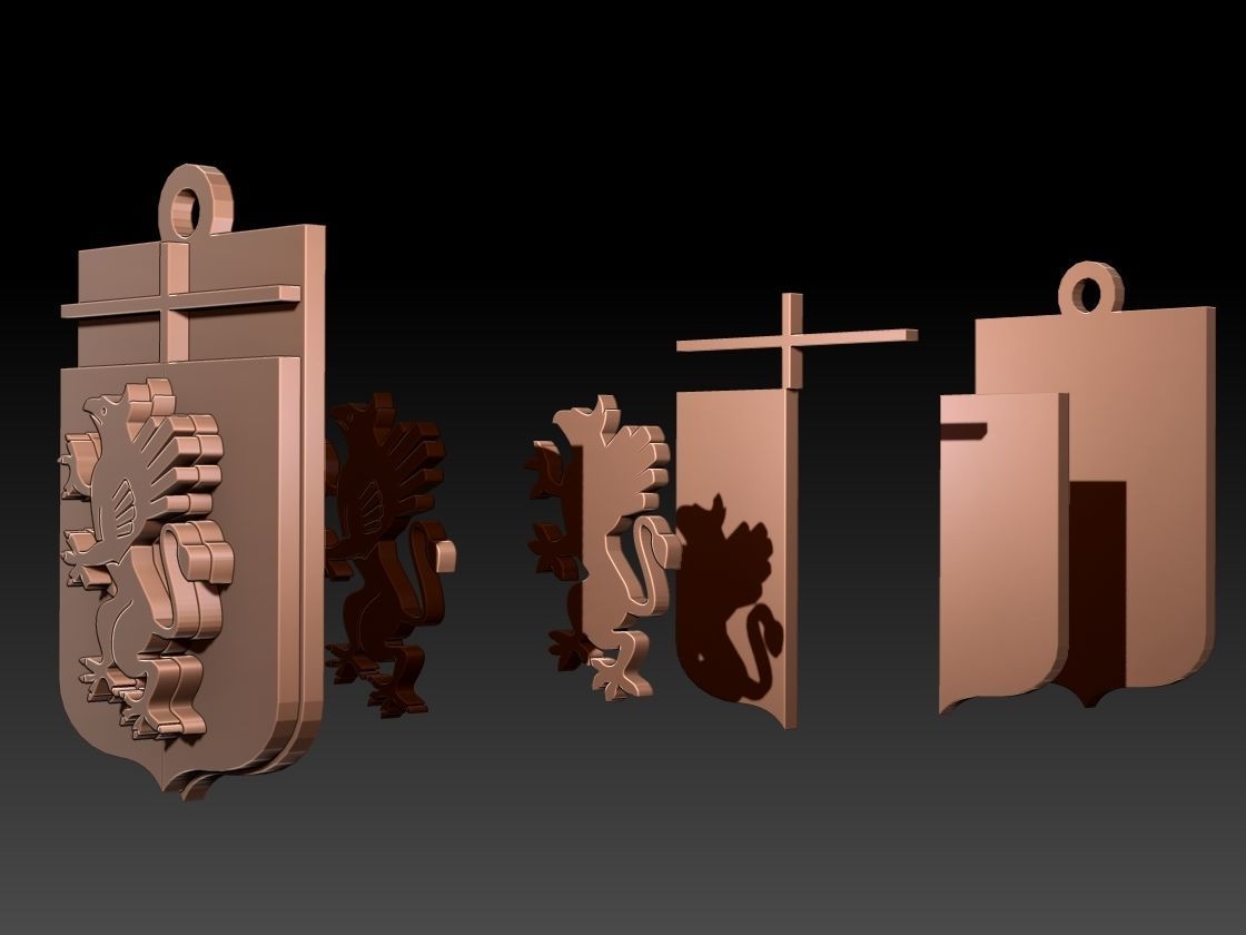 Italy Serie A League all teams printable and renderable 3D print model_18