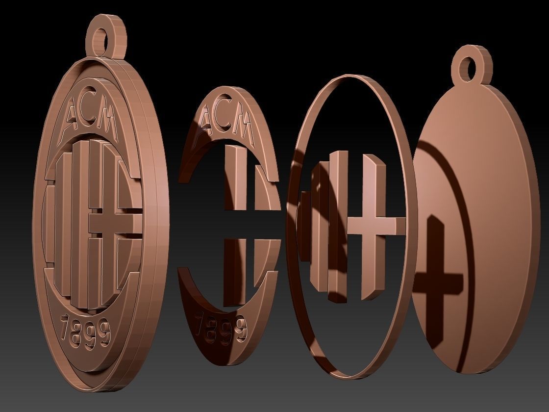 Italy Serie A League all teams printable and renderable 3D print model_4