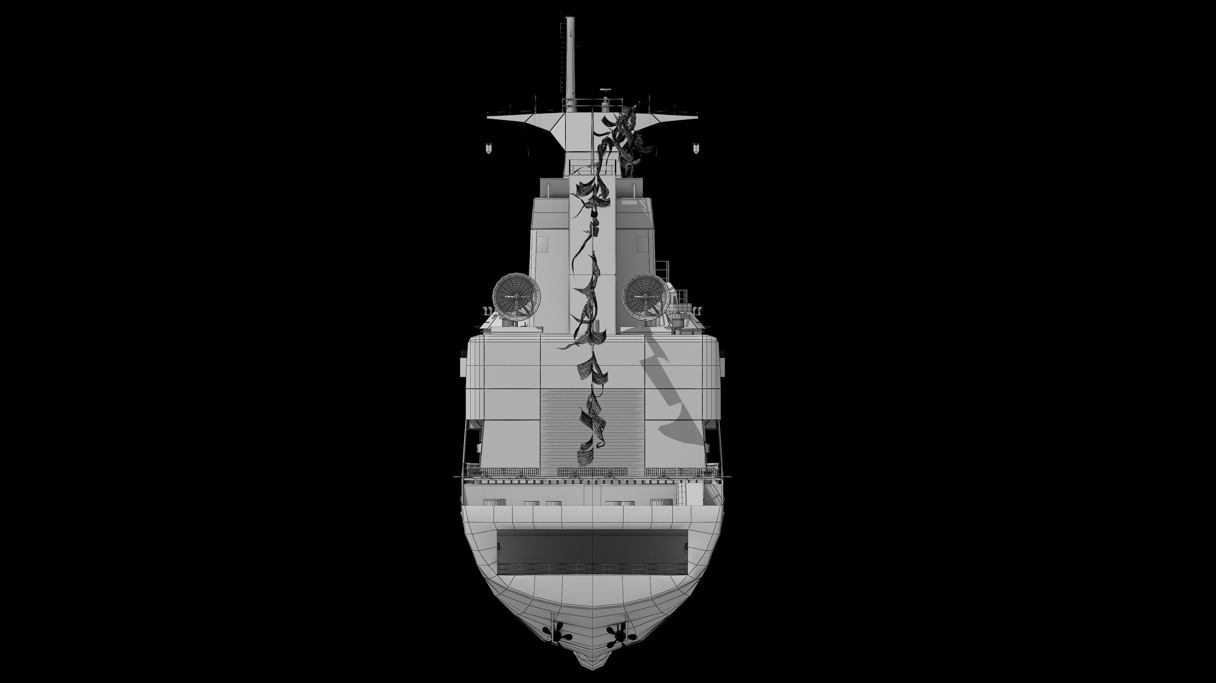 Haixun 06 is  cruise rescue ship in the Taiwan Strait China 3D model_18