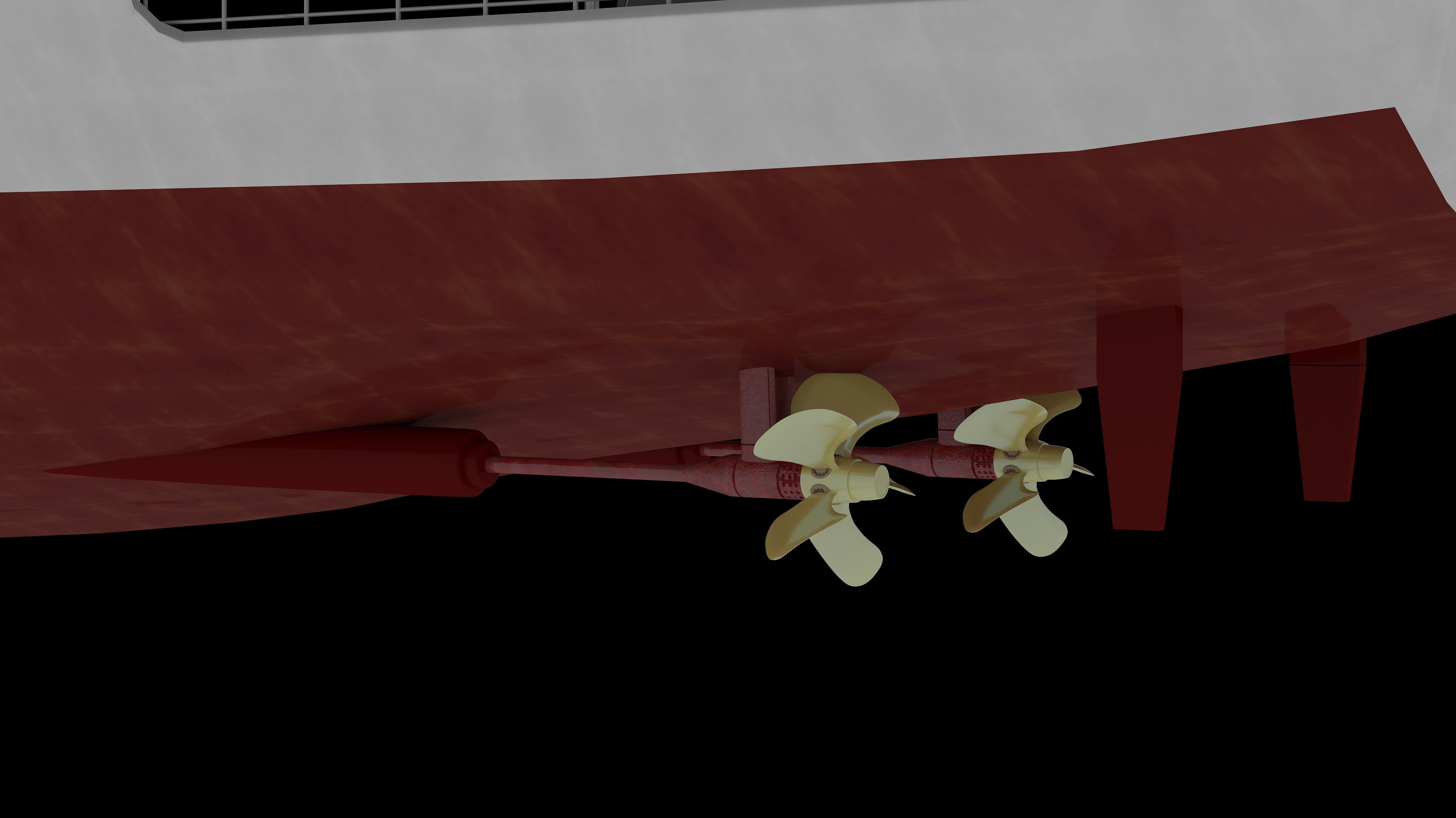 Haixun 06 is  cruise rescue ship in the Taiwan Strait China 3D model_32